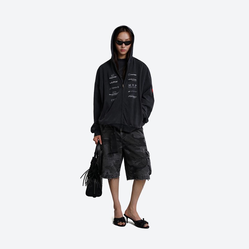 Racing Zip-Up Hoodie
